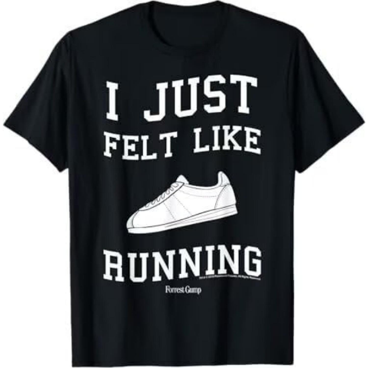 YeadamFission Forrest Gump I Just Felt Like Running Quote T-Shirt XXXXXL разноцветный