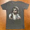 Reprint Waylon Jennings 90s Graphic T-Shirt Charcoal Unisex S-4XL