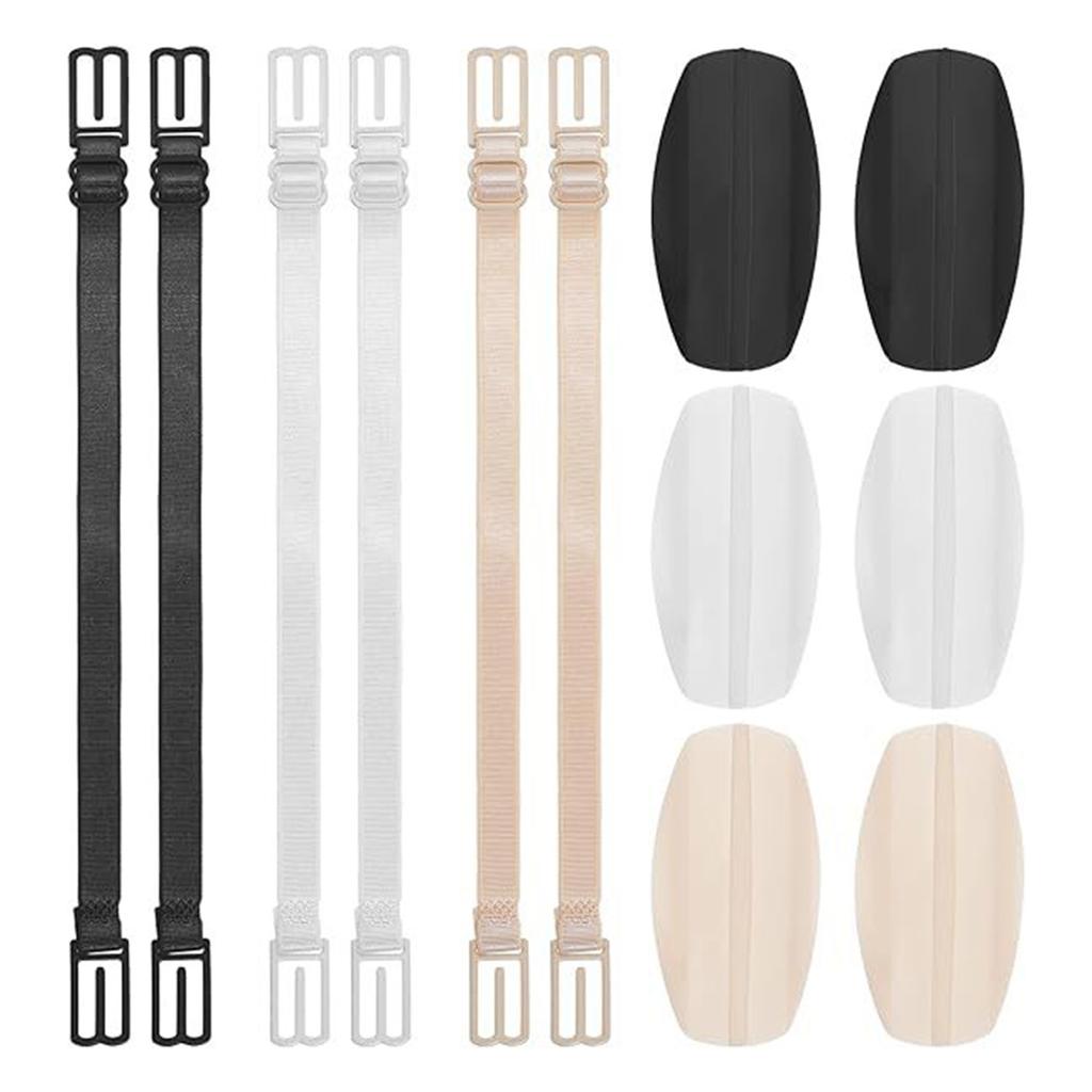 Invisible Bra Strap Grippers Preventing Slip on Skin Ensuring Fit for Fashion Outfits