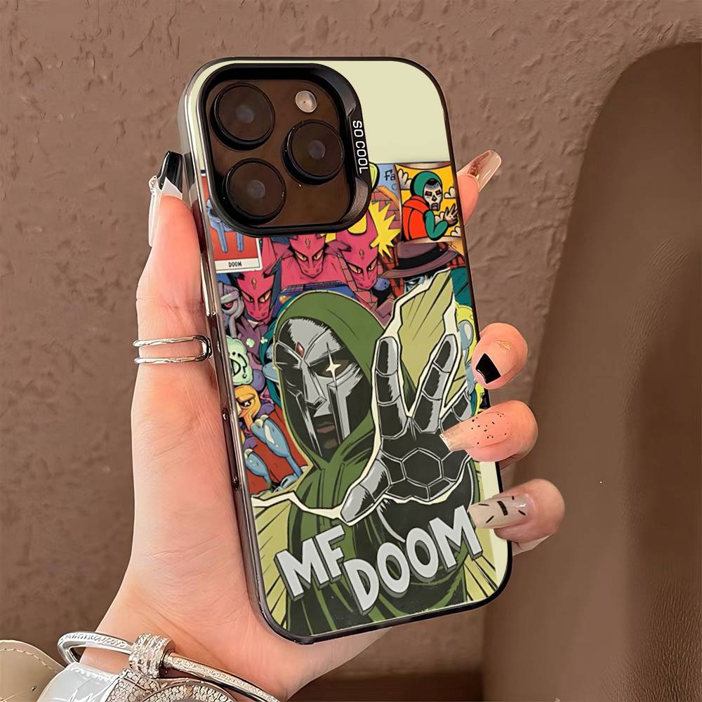 Underground Hip Hop M-MF-DOOM Phone Cases For IPhone 17 16 15 14 13 12 11 Plus Pro Max Colorful Case