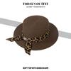 New Summer Women's Outdoor Sun Protection Beach Hat Fisherman Hat Big Brim Hat Beach Hat Leopard Print Hat Sun Hat