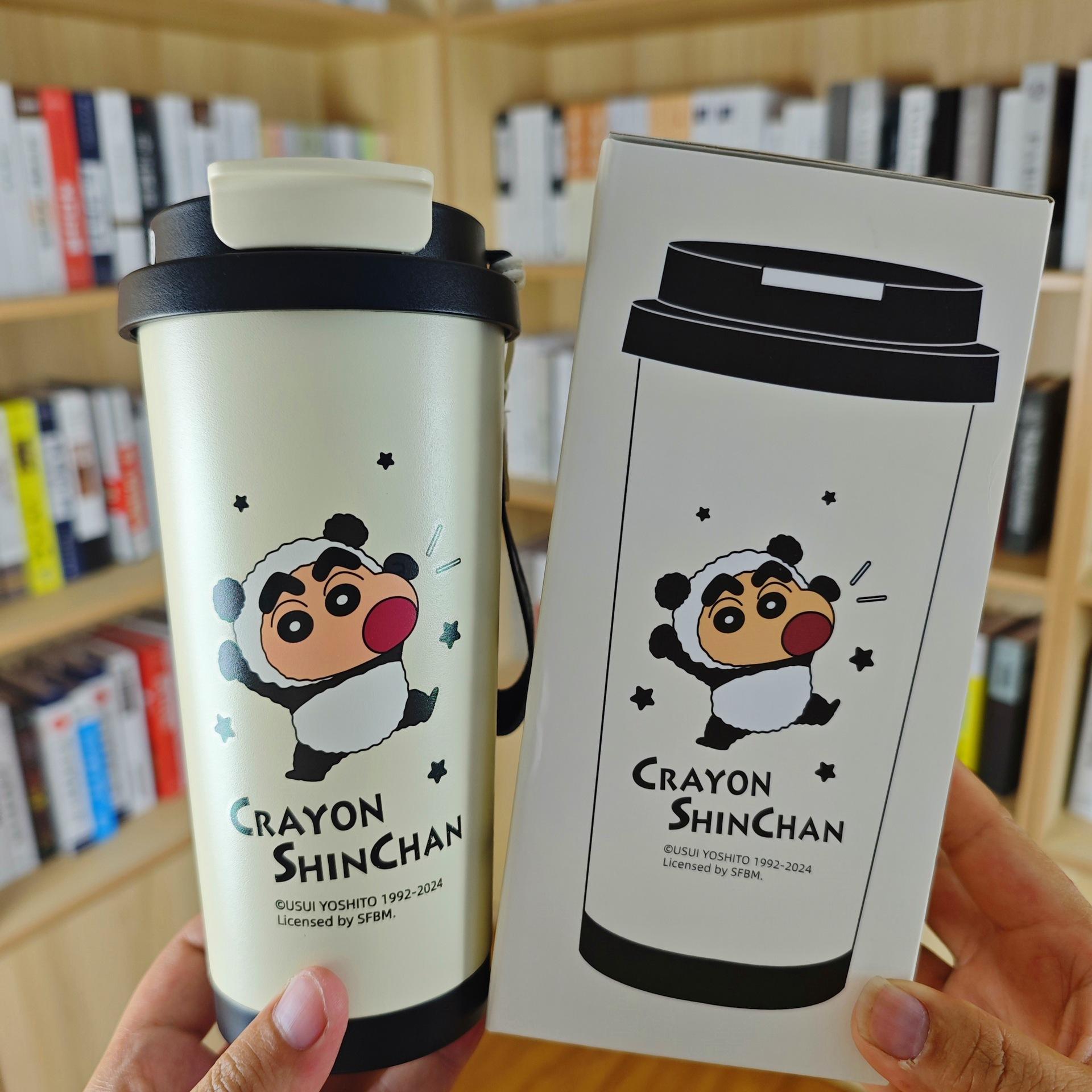 

550 мл высококачественная чашка для кофе, портативная, из нержавеющей стали 316, керамическая, с внутренним баком, термос, чашка для студентов, соломенная чашка для воды 550ML