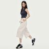 Trendy Summer Vintage High Waist Loose Straight Curved Cropped Capri Denim Pants For Women Versatile Slimming FigureFlattering Casual Denim Bottoms