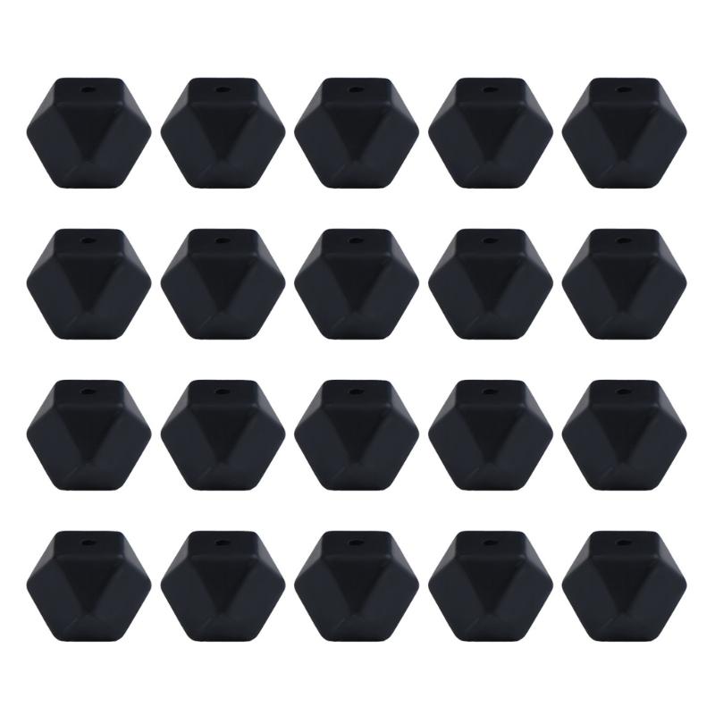 20Pcs Geometric Resin Beads 14mm Octagonal Spacer Beads Octagonal Beads Craft Bead for Bracelet Necklace Jewelry Making