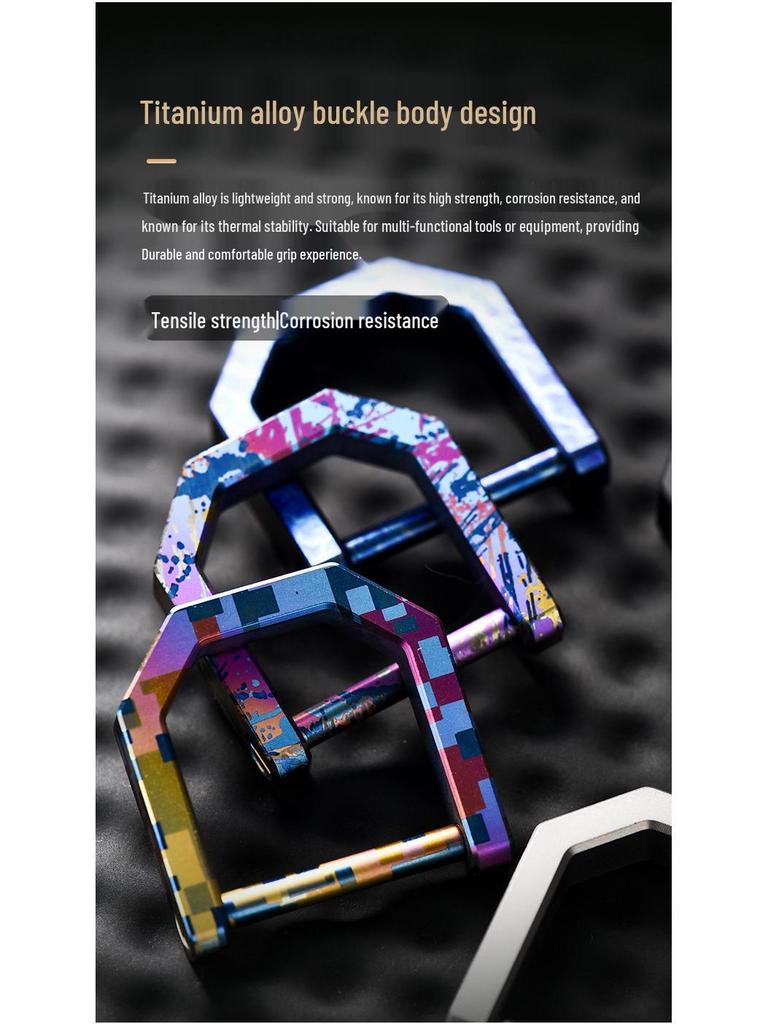 Aliaj de Titan Inel D Cataramă Potcoavă Breloc Universal