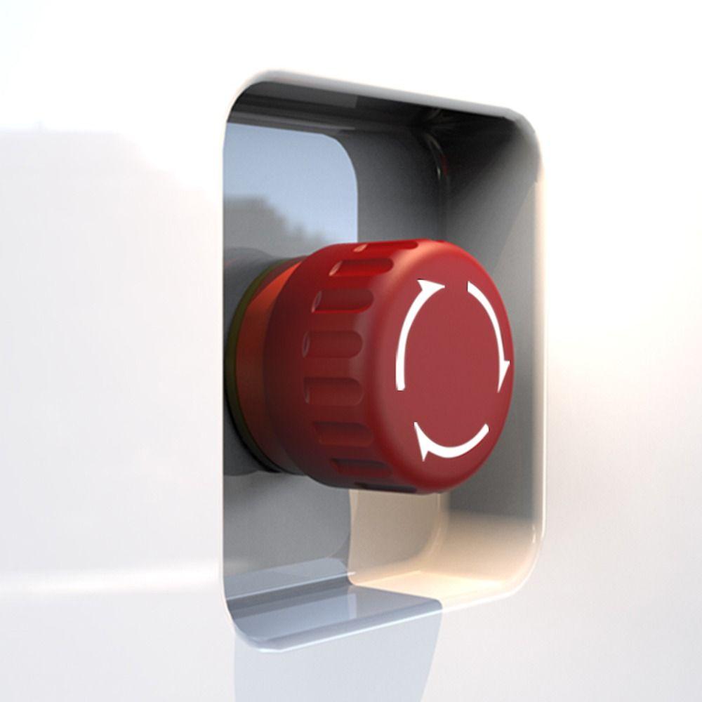 1Pcs 16mm Emergency Stop Push Button Switch Mushroom Stop Button  for Emergency Stop Control