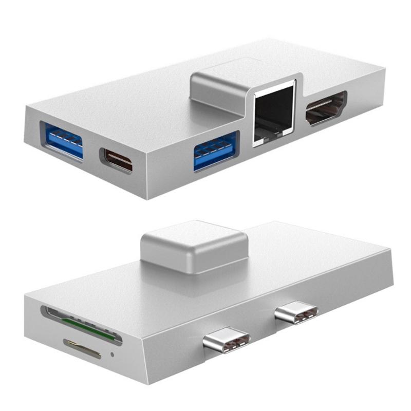 Hub for    /8/9 - USB 3.0, RJ45, Card Reader, PD 100W, and 4K  Output