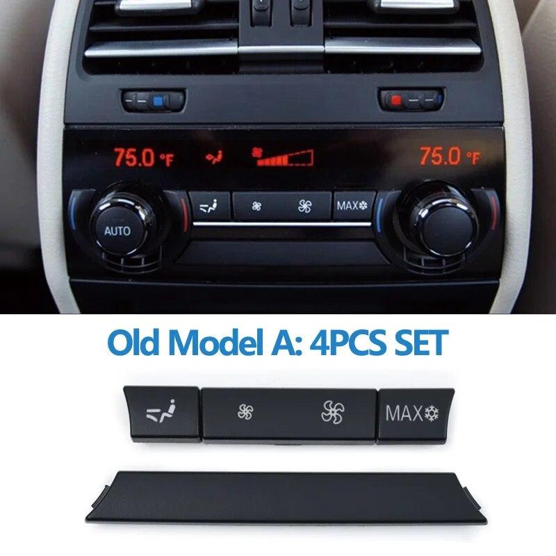 Car Rear Air Vent Venlitation Ac Buttons Key Caps Repair Kit Set For 5 5GT 6 7 Series F10 F11 F07 F01 F02 F12 F06 730 735 740