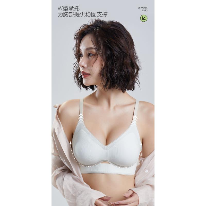Damen Fixed Cup Nahtloser BH Push-Up Für Kleines Dekolleté