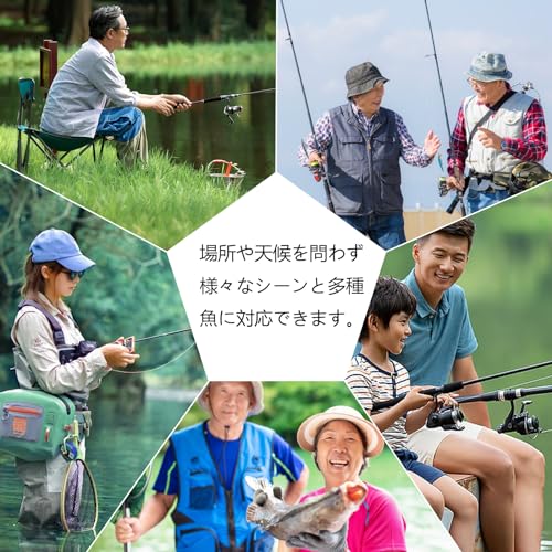 Goture Dry Flies, Complete Set of 64, Fly Box Included, Fly Fishing Set for Mountain Stream, Tenkara, and Trout Fishing, Handmade Lure Set for Saltwat