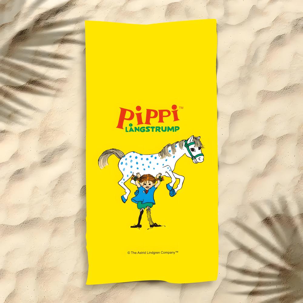 Cartoon Pippi Longstocking Towel Towel Soft Pool Gift For Travel Gym Shower Cool Camping Quick Dry Sports Large Beach Towel