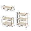 Simple Multi-Layer Storage Rack Stepped Space-Saving Water Cup Storage Rack Durable Sideboards Kitchen Storage