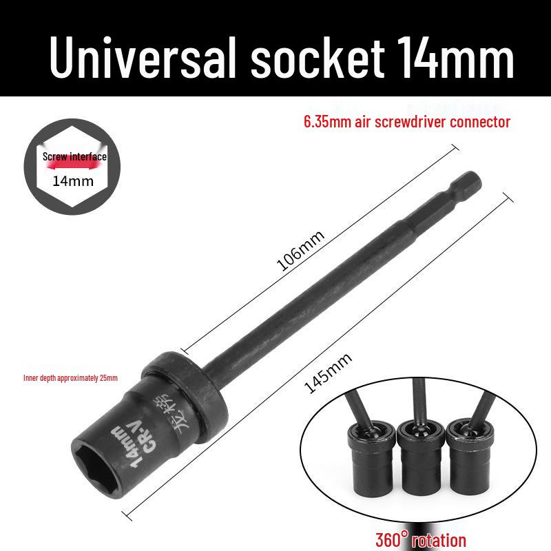 

Universal Photovoltaic Panel Socket Wrench Head (13mm) - Electric Wrench Reversing Socket Tool