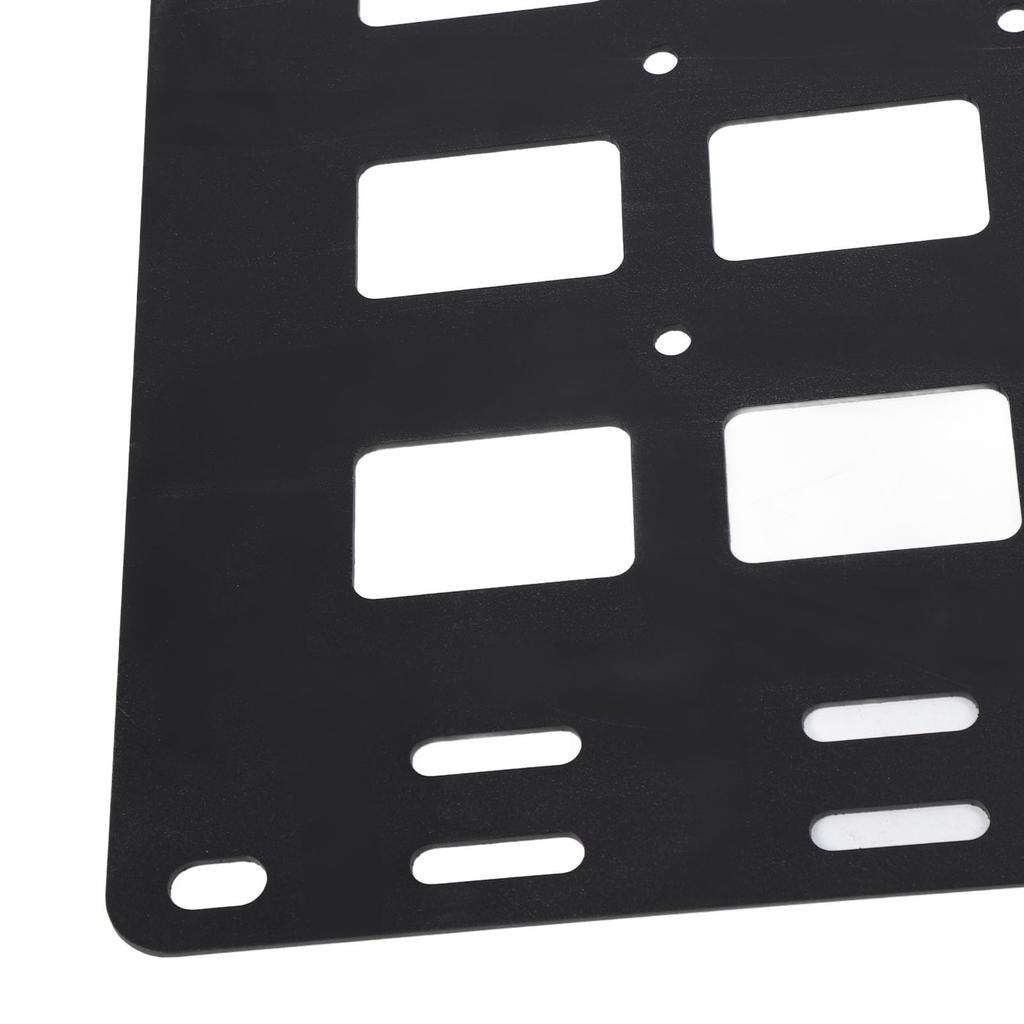 800x600x2mm Truck Bed Panel Fixed Base Stud L Rail Storage Panel Organizer Multi-function