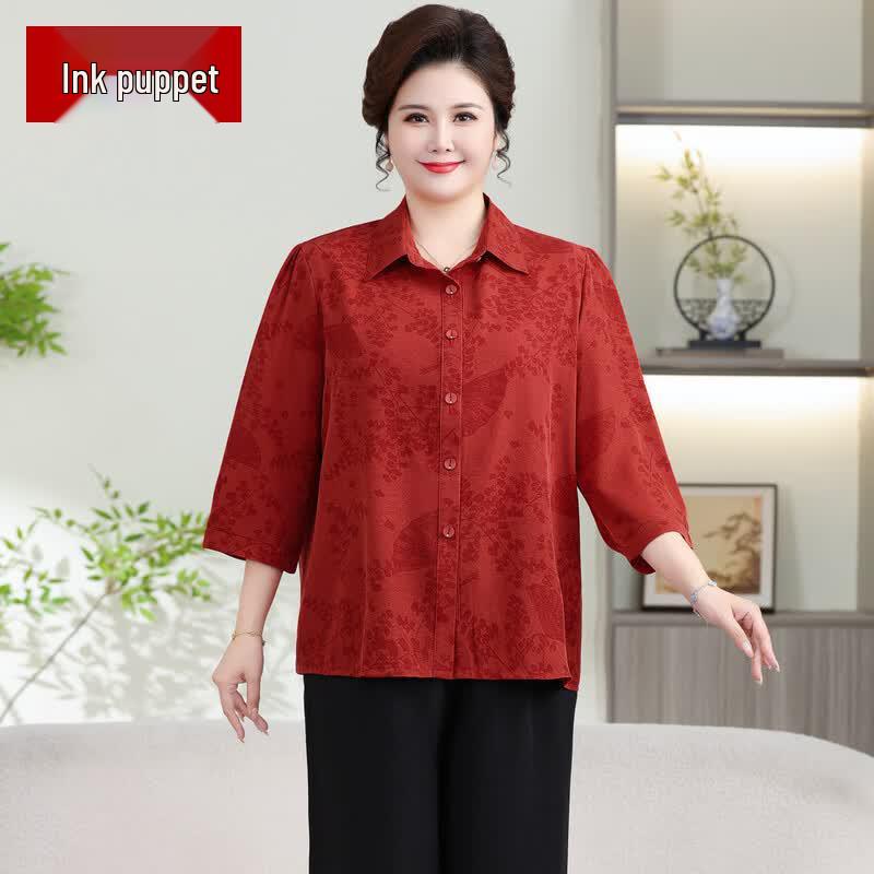 

Mo ou Women s Plus Size Summer Shirt Set 6XL