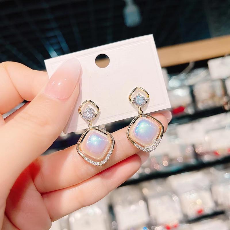 S925 French Style Stud Earrings for Women - Elegant, Minimalist Niche Design