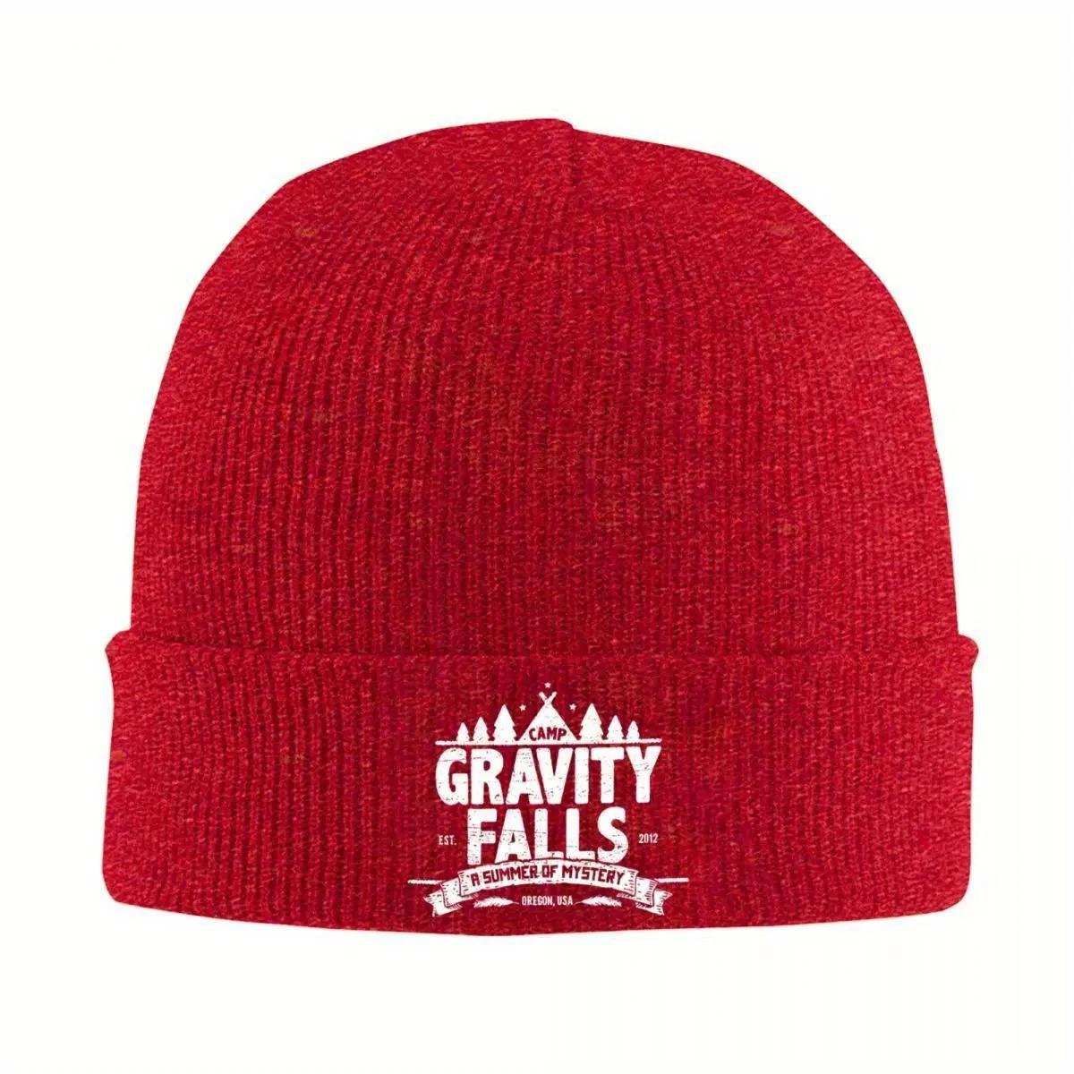 Camp GravityFalls Hat Autumn Winter Skullies Beanies New Cap Unisex Women Knitted Caps