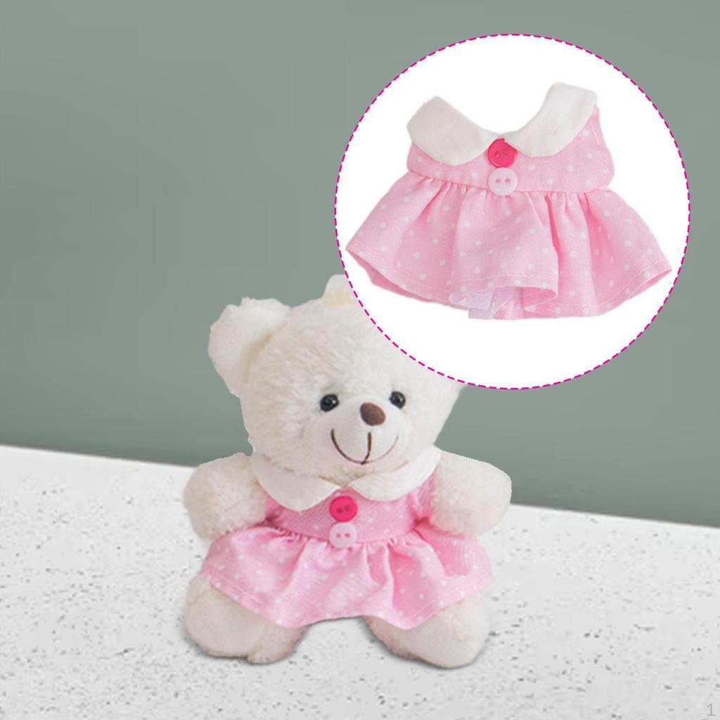 17cm Doll Skirt Decoration Soft Stuffed Toy Clothing for Children's Day
