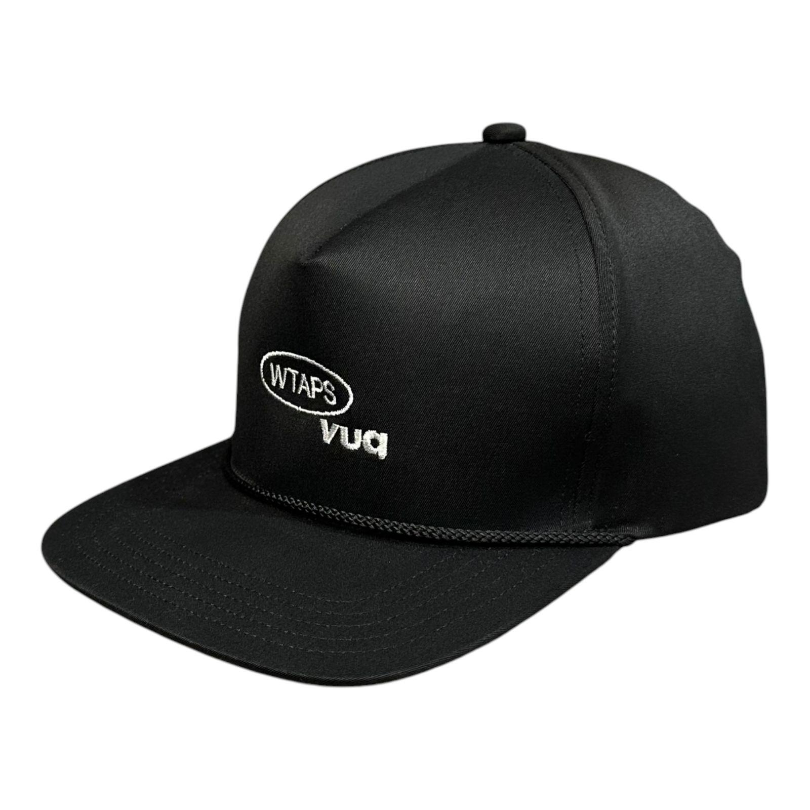 Used WTAPS 2025SS MILITIA 02 / CAP / CTPL. TWILL Snapback Logo Cap 251HCDT-HT12 Black