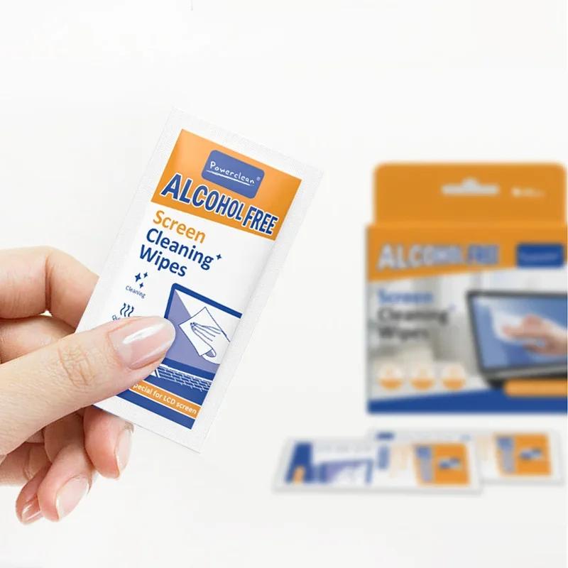 40pcs Dual-Use Screen Cleaning Kit Portable Wipes for Phones Tablets Laptop TV Monitors Cars Spotless LCD Screens and Displays