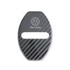 VW 4PCS Car Interior Door Lock Cover Stainless Steel Auto Door Latch Protective Stickers For Volkswagen VW GOLF Polo Beetle Tiguan EO1
