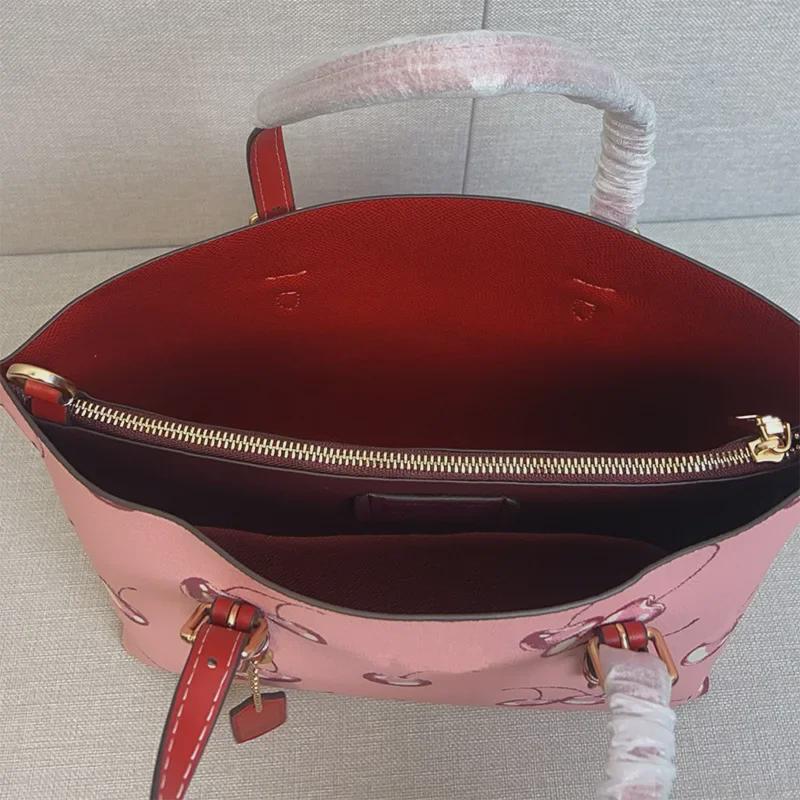 Sac fourre-tout rétro à imprimé cerises rouges « Mollie25 » (2024) - Style sandwich pour femme