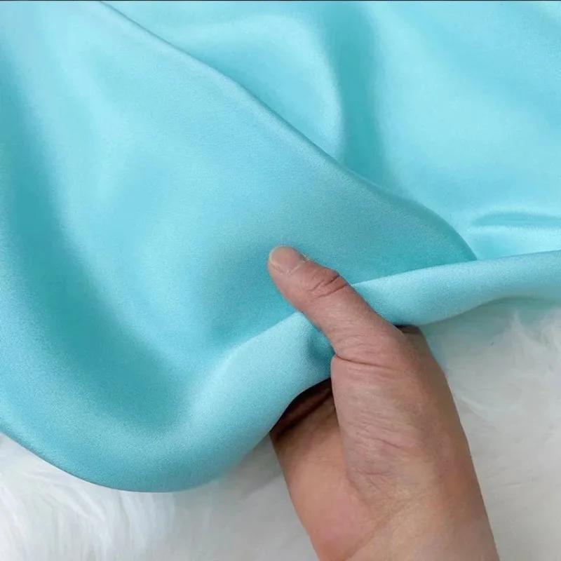 Einfarbig 100% Maulbeerseide 30 Momme Schwerer Seidenkrepp de Chine Stoff Seiden Schwerer Krepp Stoff für Bekleidung Kleider Hosen