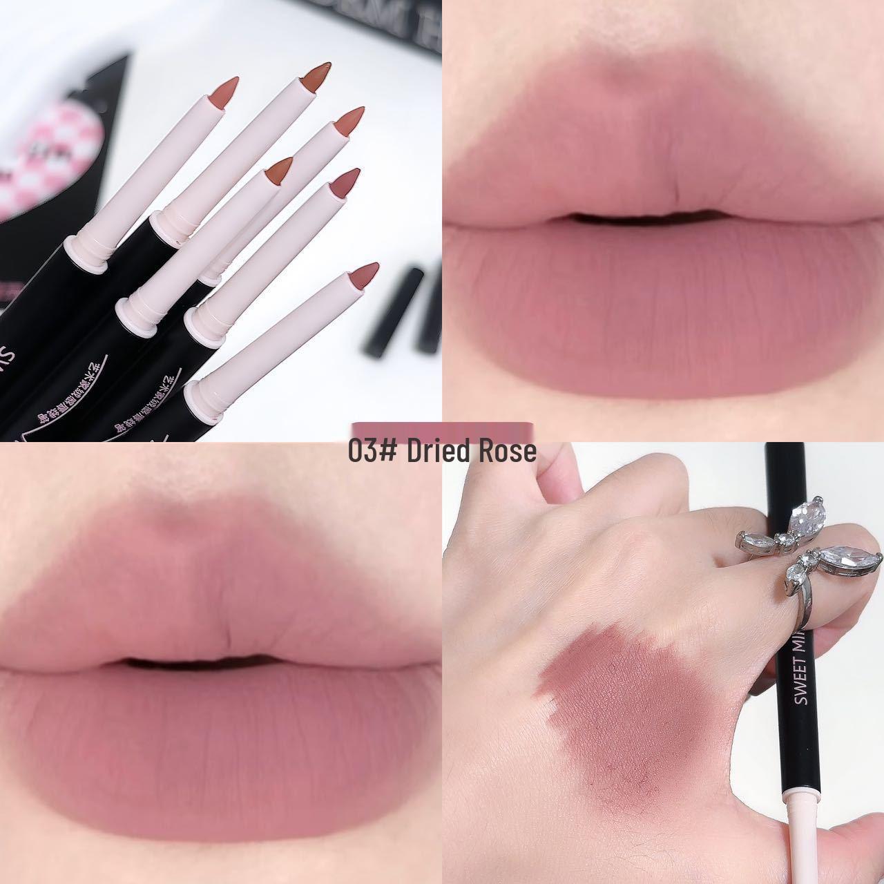 

Sweet Mint 2-in-1 Velvety Matte Lip Liner & Brush - Long-lasting, Pigmented, Natural Finish 260mg