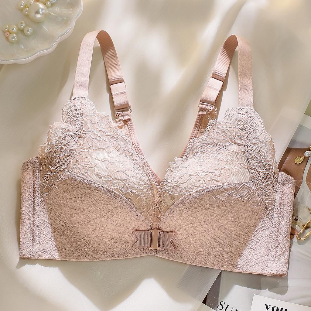 Lace Front Buckle Bra Cover Gathered Without Steel Ring Sexy Back Vest Anti-sagging Thickness