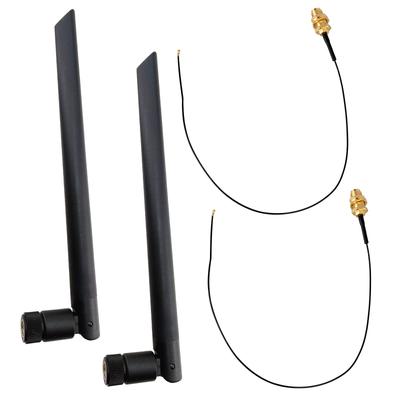 M.2 To RP-SMA Extension Cable 6dBi PC WiFi Bluetooth Antenna 2.4G 5.8GHz Wireless