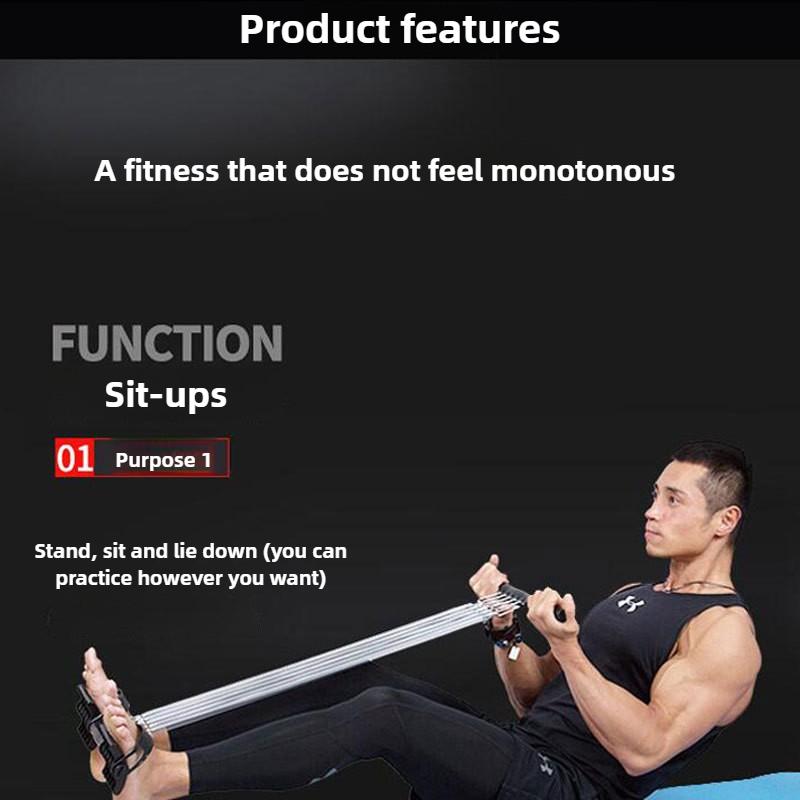 3 in 1 Federzugarm-Workout Brustexpander Multifunktionaler Fitness-Spannungsmuskeltrainer