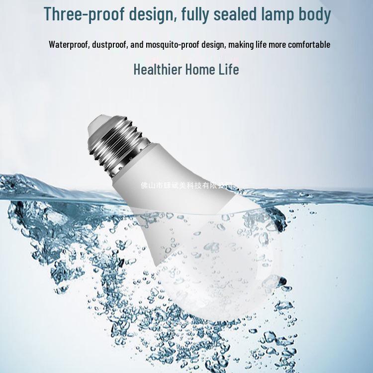 Superhelle 3W LED Energiesparlampe, E27 Schraubsockel, Warmgelb/Weiß Innenbeleuchtung.