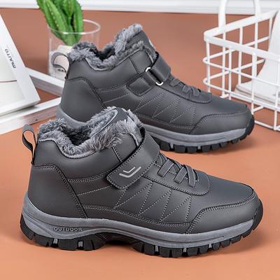 Factory Direct Sales Winter Men and Women Couples New Velvet Warm Thickened Non-slip Large Size Snow Cotton Shoes