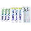 Leng Suan Ling Oral Care Bundle: Tea Fresh & Icy Lemon Toothpaste with Toothbrushes
