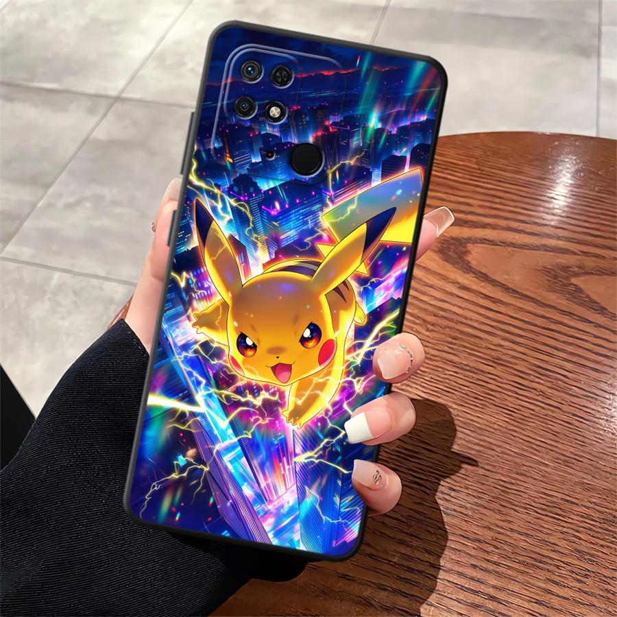 Funda Phone Cover Case for Xiaomi Redmi 14C A1 A2 Plus 12C 9 A3 10 K40 K80 Pro A5 A4 13C Cute Pikachu Pokemon