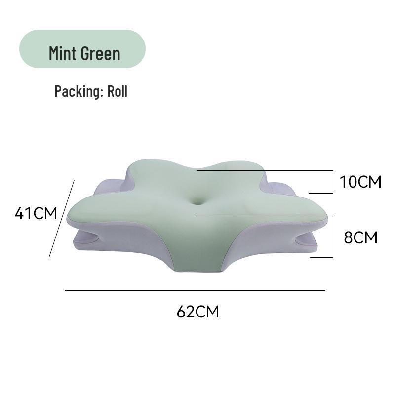 Comfortable Cervical Pillow with Slow Rebound Memory Foam and Patent Design