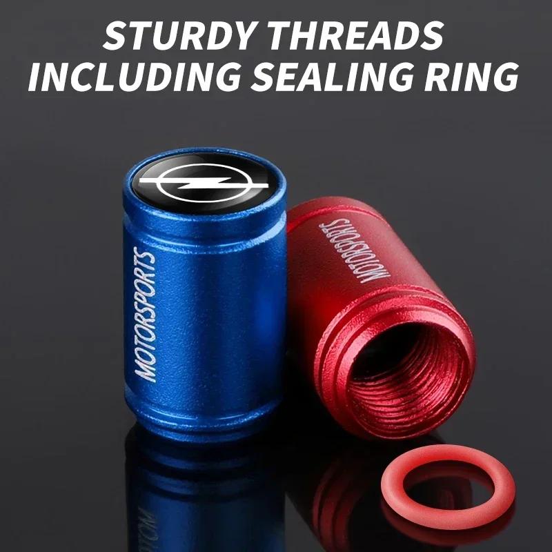 AAAYO1 4pcs Creative New Anti Theft Valve Tire Cap Sport For Opel Astra H G J Insignia Mokka Zafira Corsa Vectra C D Antara Combo
