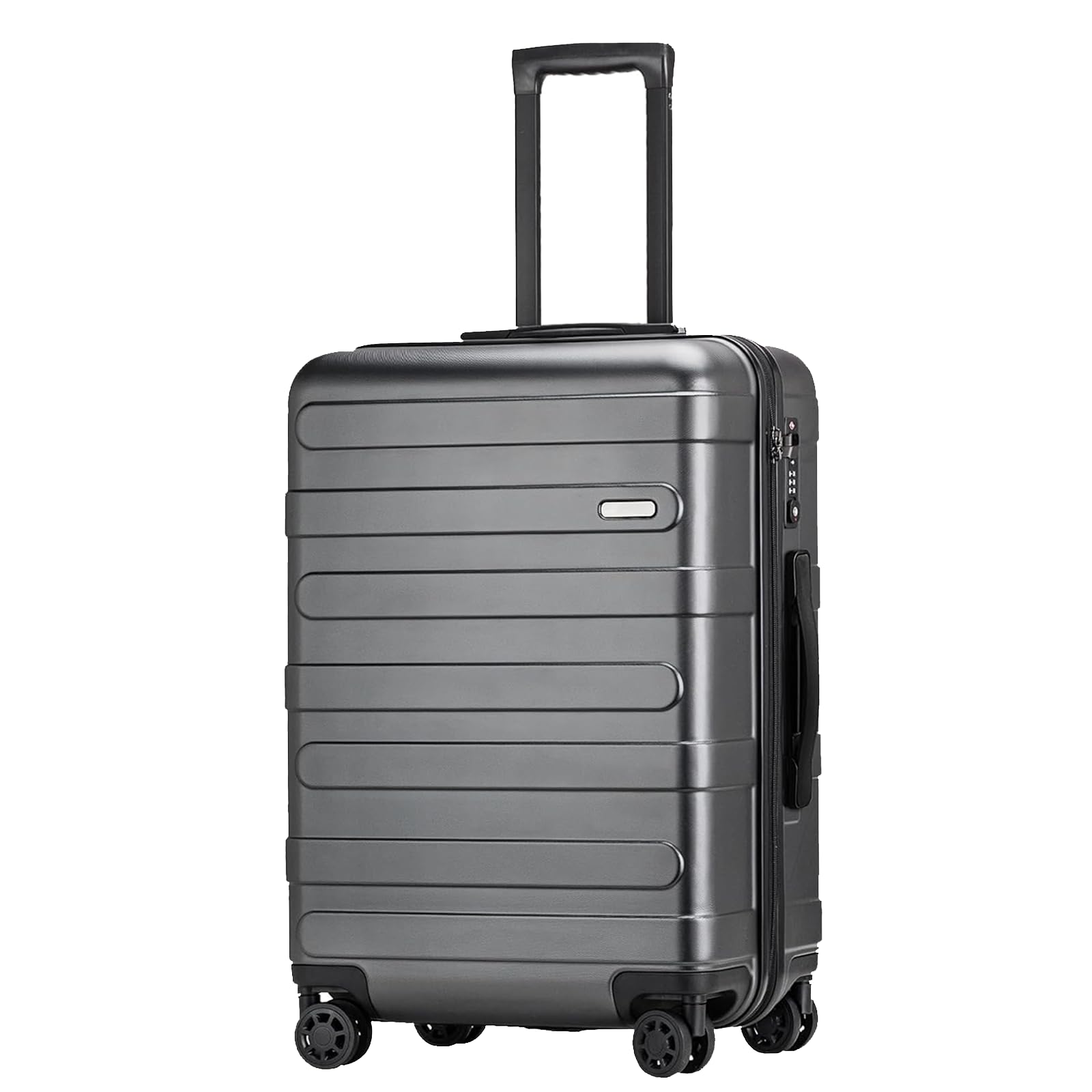 

carry large 8 360 degree equipped with TSA zipper business trip dark [VIVICITY] Suitcase, case, carry-on bag, capacity, large, ultra-lightweight, темно-сірий