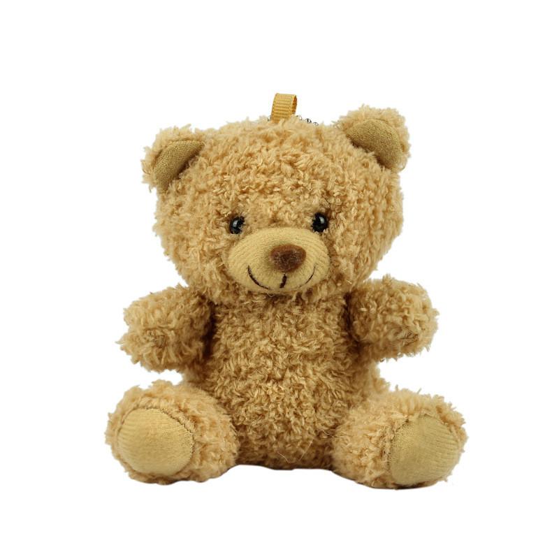 Bear Teddy Delightful Plush Toy Keychain Soft Bear Pendant For Kids Backpack Decoration