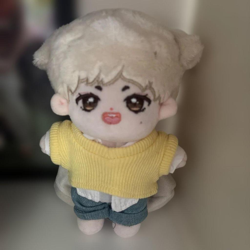 Used SEVENTEEN Mingyu 15cm Doll Stuffed Toy