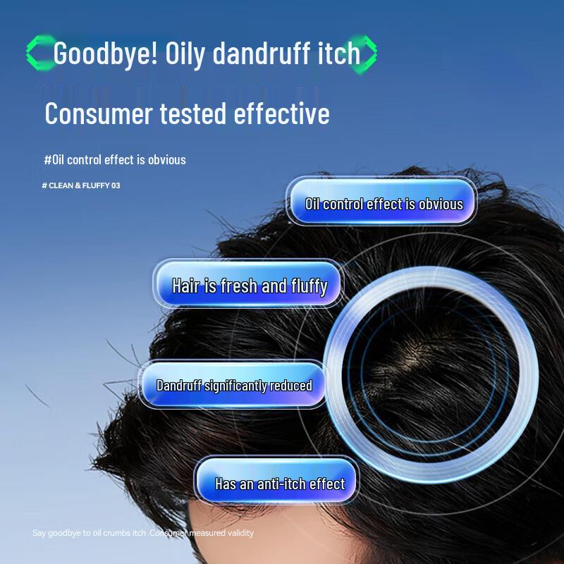 ZUO YAN YOU SE Men s Oil Control Anti-Dandruff & Volumizing Shampoo, 400ml