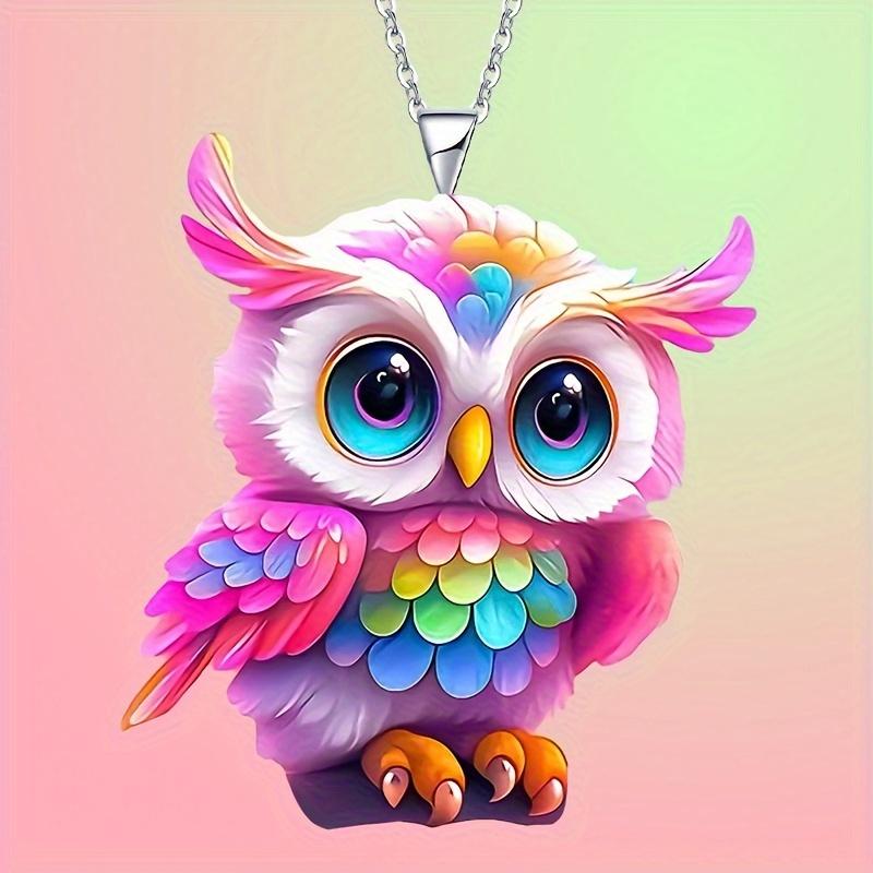 Colorful Eagle Decoration Hanging Pendant Wind Chime Suncatcher Home Window Ornament Garden Decor Car Interior Decoration