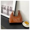 Fashion Glossy Shoulder Bag Solid PU Leather Messenger Bag Purse Women
