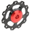 Mountain Bike Guide Wheel Durable Lightweight Bearing Anode Sturdy Aluminium Alloy 11 Tooth Rear Derailleur Pulley