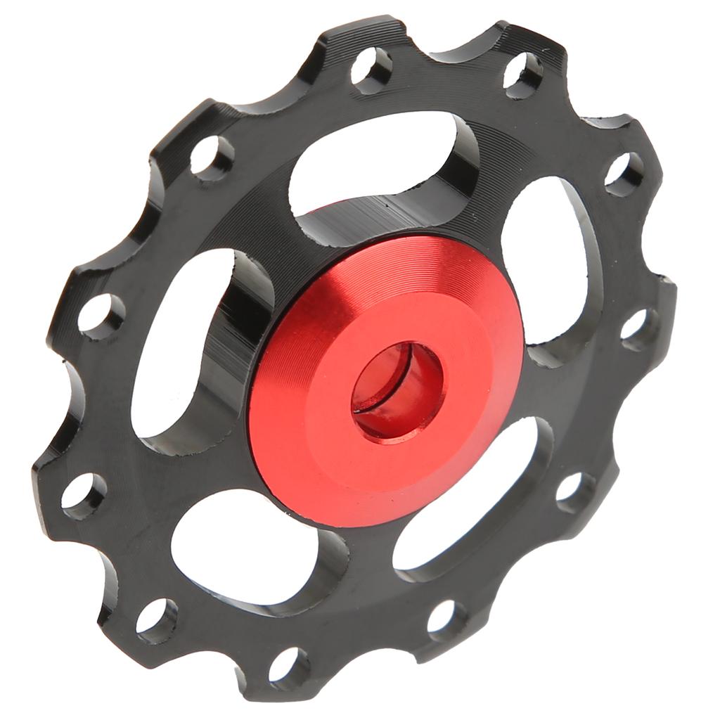 Mountain Bike Guide Wheel Durable Lightweight Bearing Anode Sturdy Aluminium Alloy 11 Tooth Rear Derailleur Pulley