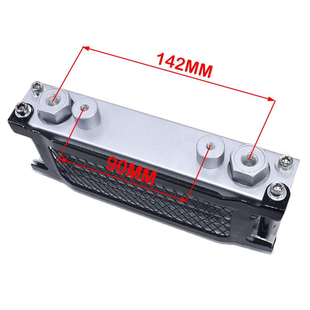 Oil Cooler Motorcycle Oil Radiator Kit Engine Cooling for 50 125 140cc Motocross Universal Dirt Pit Bike ATV Enduro Accessories