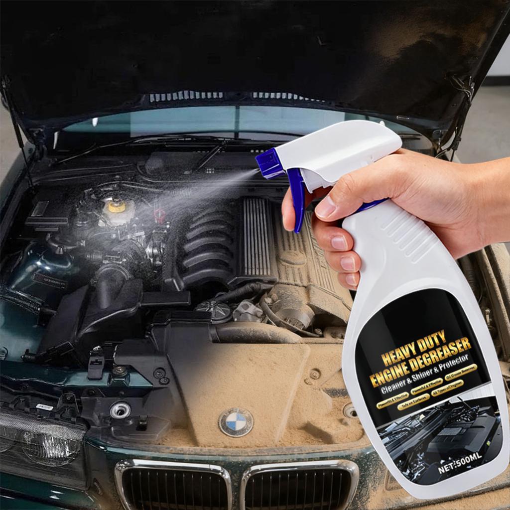 Hochleistungs-Motorreiniger und Entfetter für Automobilmotorteile Starker Öl- und Fettlöser 500ml Sprühflasche