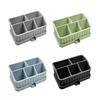 Sturdy Silicone Toothbrush Organizers for Family Use Featuring Multilayer Compartments and Travel Convenience Use