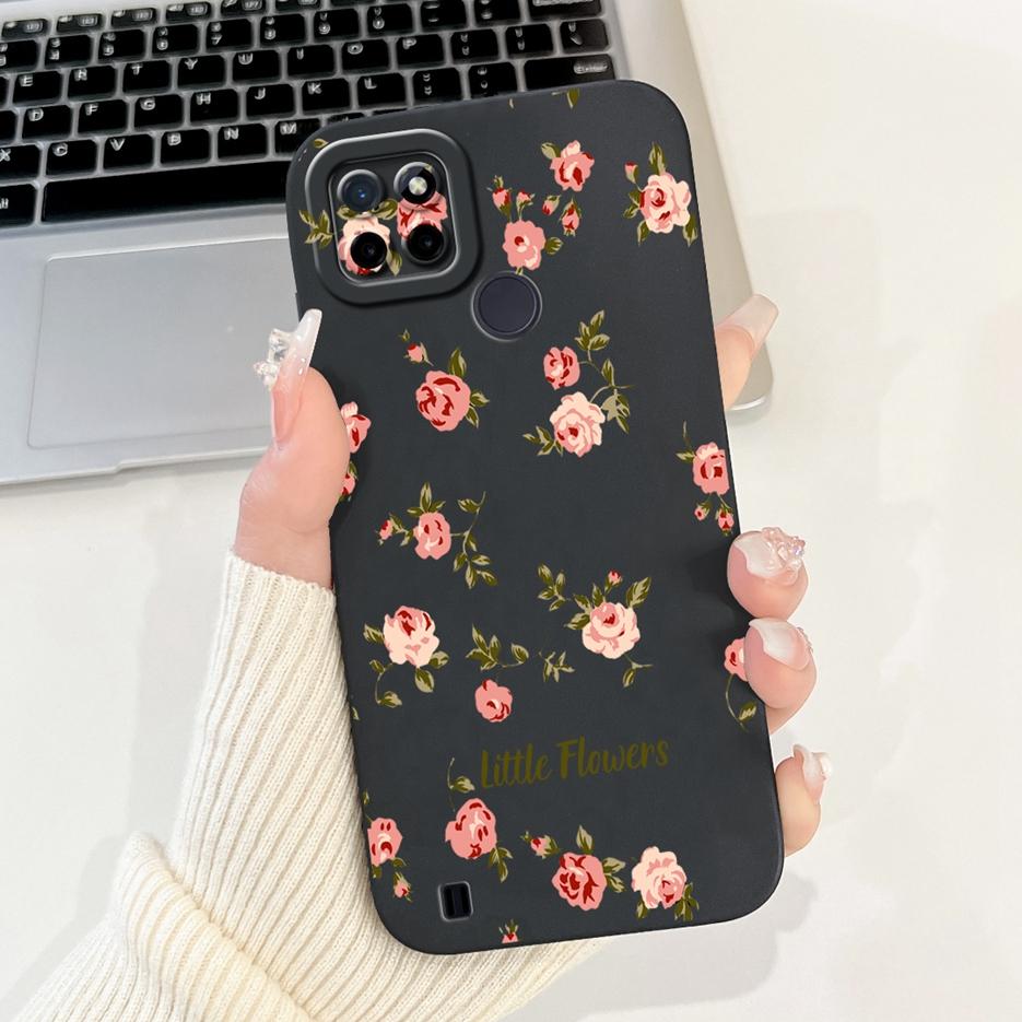 For Realme C21Y C25Y Case Luxury Candy Painted Cover Shockproof Phone Case For Realme C21 C 21 Y RealmeC21Y RealmeC25Y Soft Bags