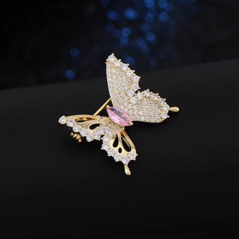 1Pc Fashion Butterfly Brooch for Women Men Exquisite Butterfly Insect Brooches Pins Jewelry Accessories Party Gifts